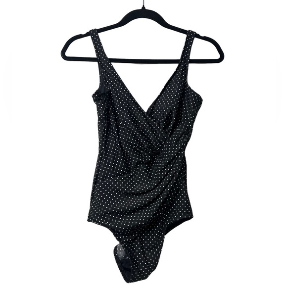 Miraclesuit Polka Dot Oceanus One Piece in Pin Point Size 10 - Picture 2 of 5